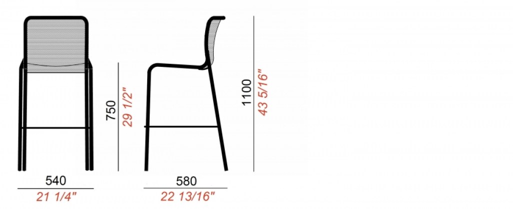 stool dimensions36